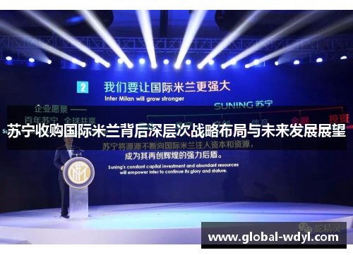 苏宁收购国际米兰背后深层次战略布局与未来发展展望 苏宁收购国际米兰背后深层次战略布局与未来发展展望